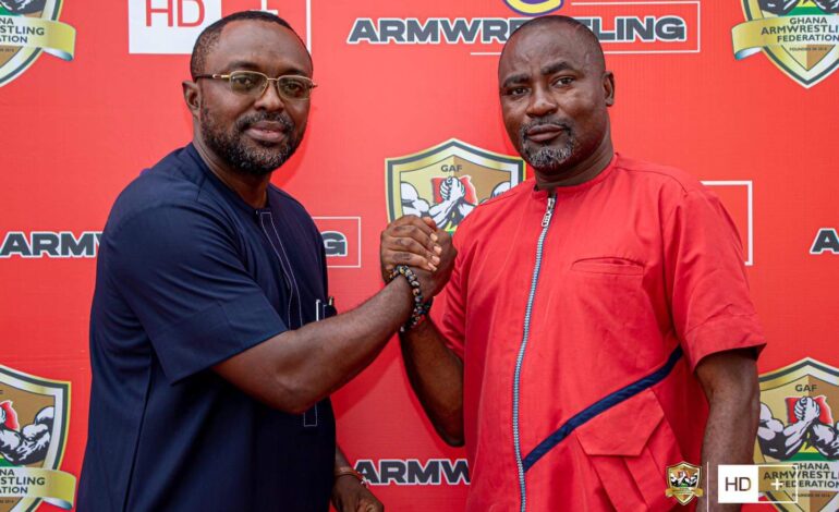  Ghana Armwrestling Federation partners HD+ To Organise Kids Armwrestling Championships